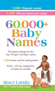 Front cover_60,000+ Baby Names