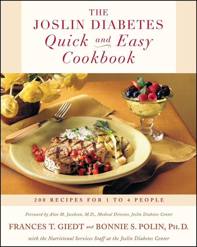 Front cover_The Joslin Diabetes Quick and Easy Cookbook