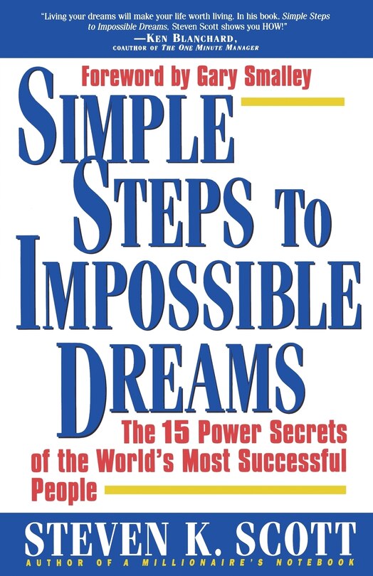 Couverture_Simple Steps to Impossible Dreams