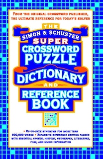 Couverture_Simon & Schuster Super Crossword Puzzle Dictionary And Reference Book