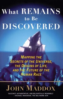 Front cover_What Remains To Be Discovered