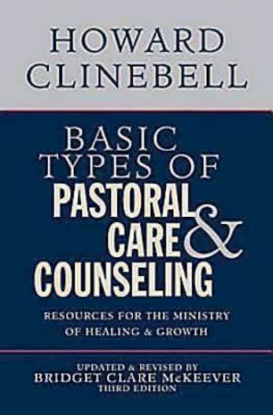 Front cover_Basic Types of Pastoral Care & Counseling