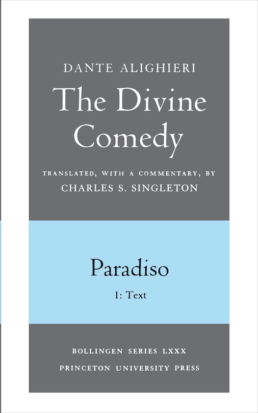 Front cover_The Divine Comedy, III. Paradiso, Vol. III. Part 1