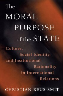 Front cover_The Moral Purpose of the State