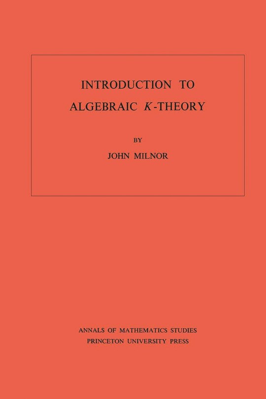 Front cover_Introduction to Algebraic K-Theory
