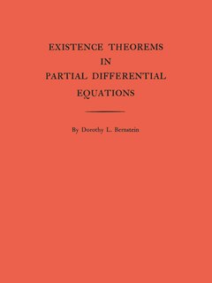 Couverture_Existence Theorems in Partial Differential Equations
