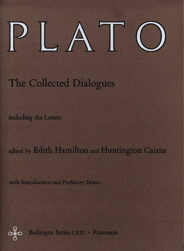 Couverture_The Collected Dialogues of Plato