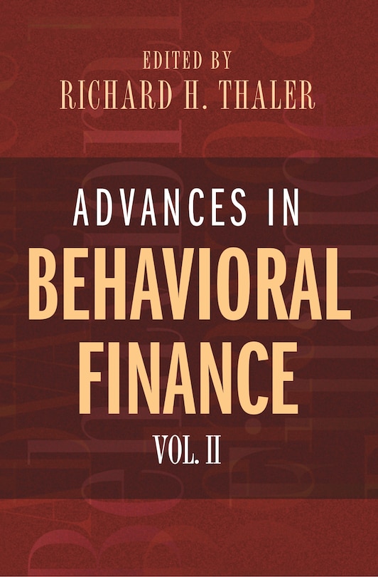 Front cover_Advances in Behavioral Finance, Volume II