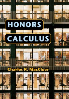 Front cover_Honors Calculus