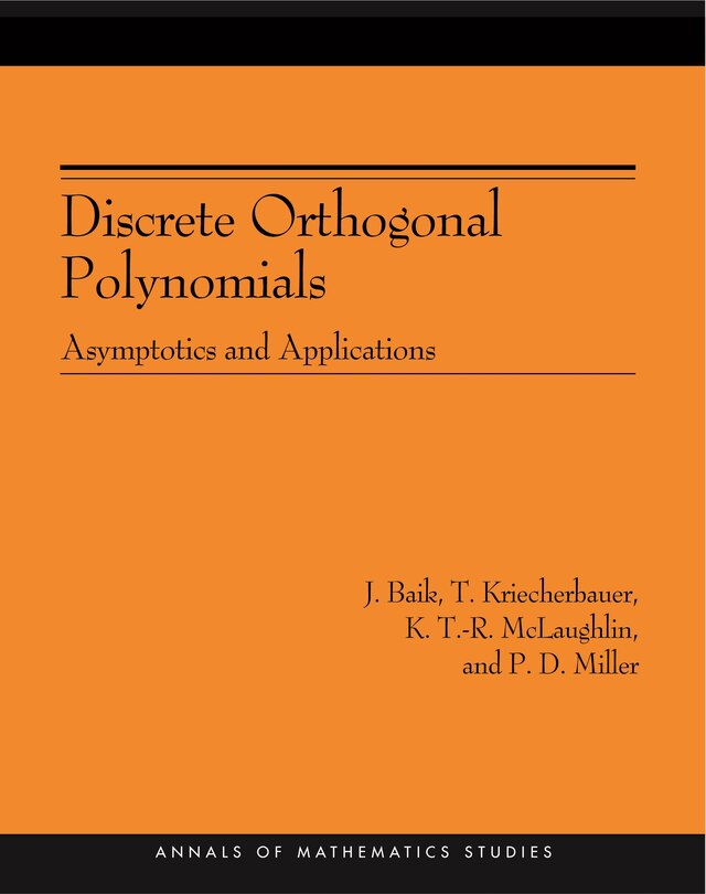 Front cover_Discrete Orthogonal Polynomials