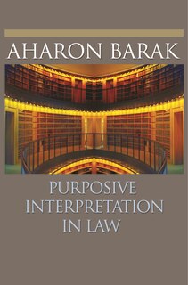 Front cover_Purposive Interpretation in Law