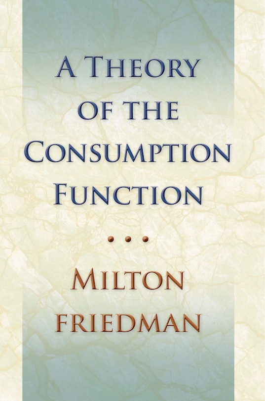 Front cover_Theory of the Consumption Function