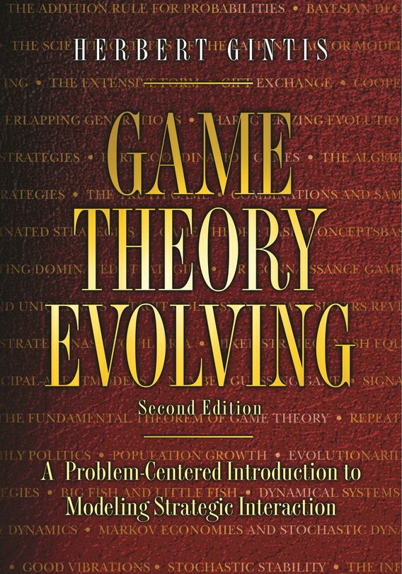 Front cover_Game Theory Evolving