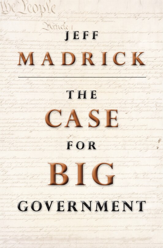 Front cover_The Case for Big Government