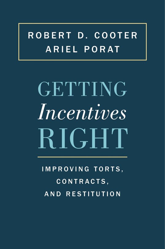 Front cover_Getting Incentives Right