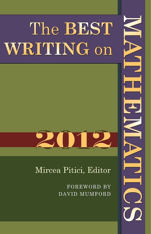 Couverture_The Best Writing on Mathematics 2012