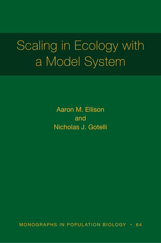 Couverture_Scaling In Ecology With A Model System