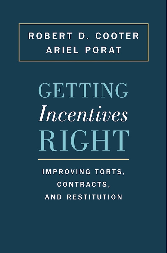 Front cover_Getting Incentives Right