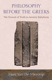 Front cover_Philosophy before the Greeks