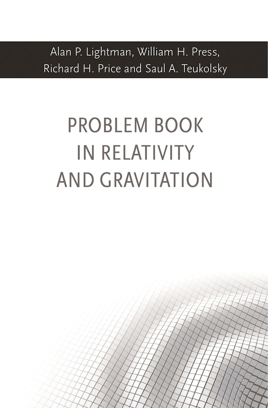 Front cover_Problem Book in Relativity and Gravitation