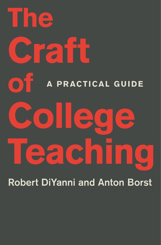 Front cover_The Craft Of College Teaching