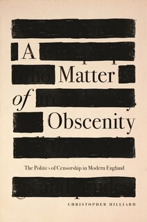 Front cover_A Matter Of Obscenity