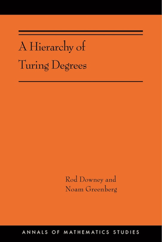 Couverture_A Hierarchy of Turing Degrees