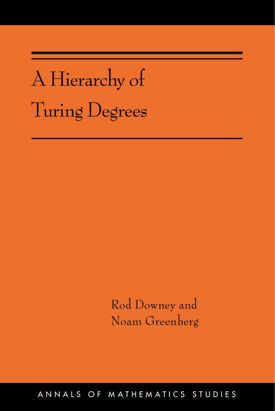 Couverture_A Hierarchy of Turing Degrees