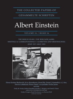 Front cover_The Collected Papers of Albert Einstein, Volume 16 (Documentary Edition)
