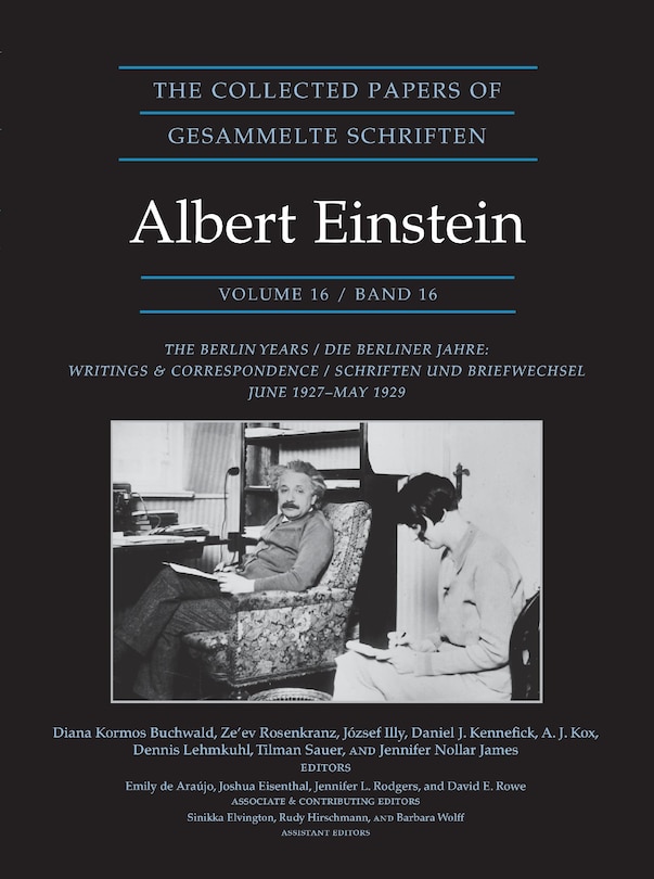 Front cover_The Collected Papers of Albert Einstein, Volume 16 (Documentary Edition)