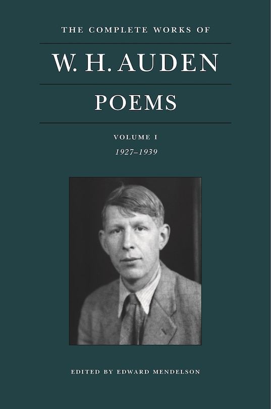 Front cover_The Complete Works of W. H. Auden: Poems, Volume I