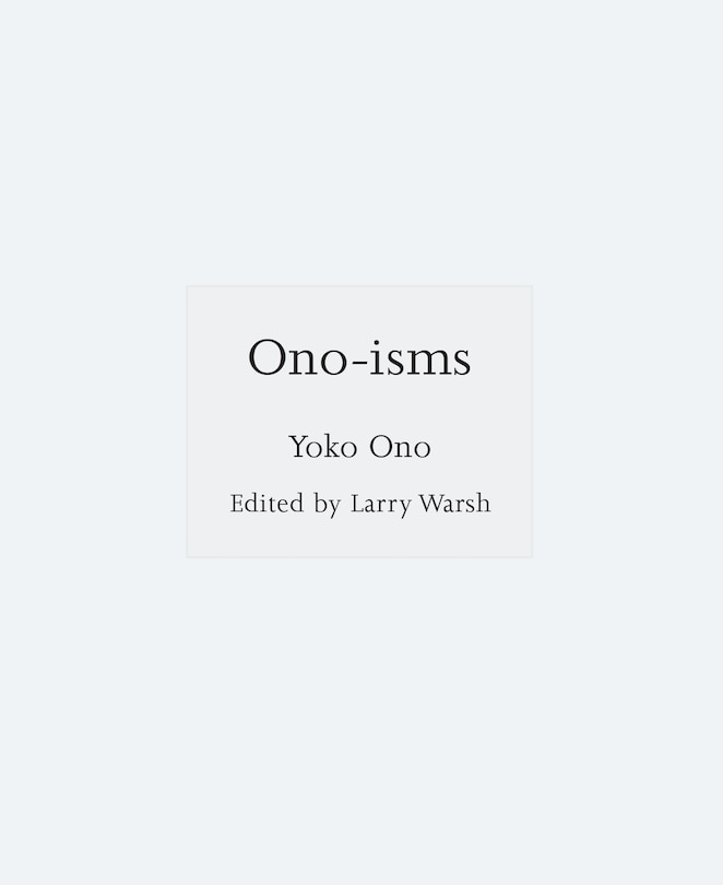 Ono-isms