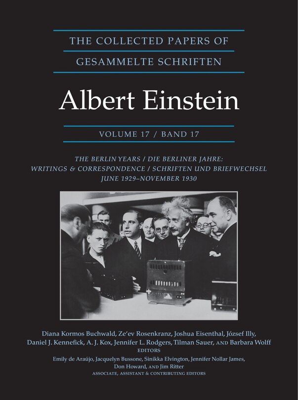 Front cover_The Collected Papers of Albert Einstein, Volume 17 (Documentary Edition)
