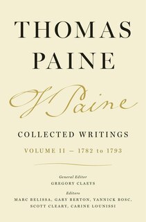 Couverture_Thomas Paine Collected Writings, Volume 2