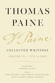 Couverture_Thomas Paine Collected Writings, Volume 6