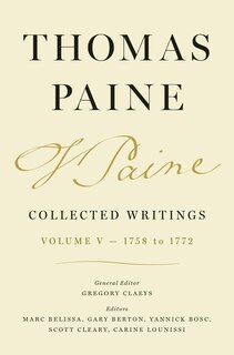 Couverture_Thomas Paine Collected Writings, Volume 5
