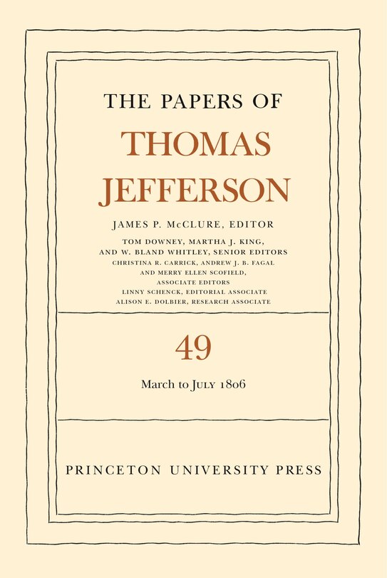 Front cover_The Papers of Thomas Jefferson, Volume 49