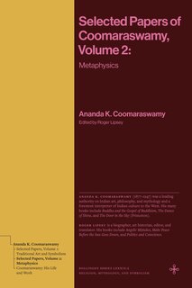 Couverture_Selected Papers of Coomaraswamy, Volume 2