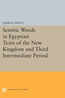 Front cover_Semitic Words in Egyptian Texts of the New Kingdom and Third Intermediate Period