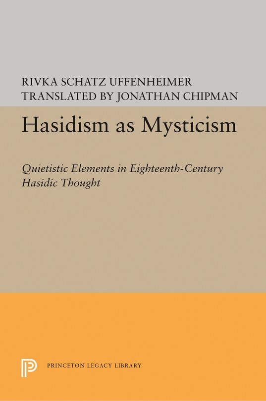 Front cover_Hasidism as Mysticism