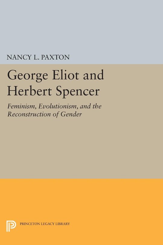 Couverture_George Eliot and Herbert Spencer