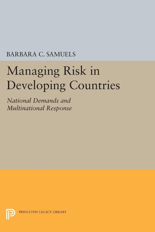 Front cover_Managing Risk in Developing Countries