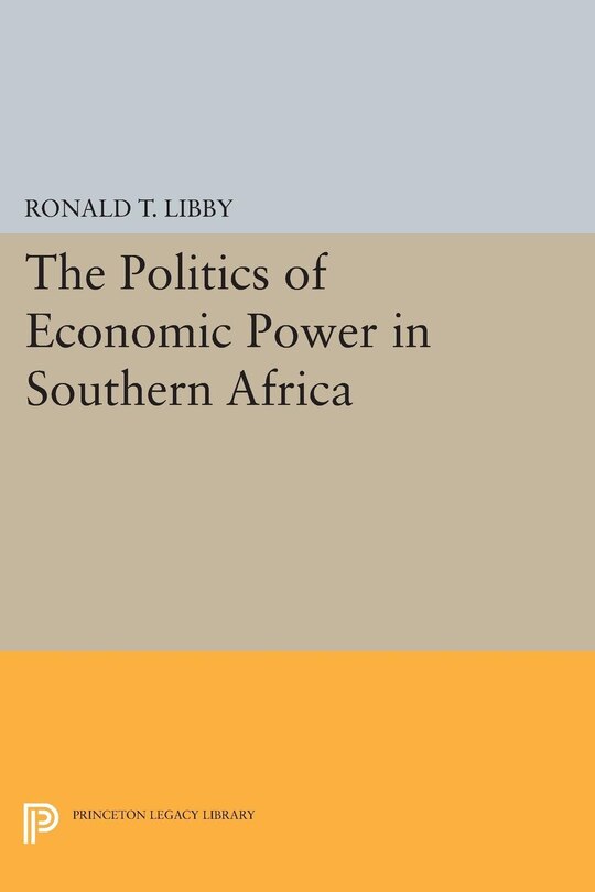 Couverture_The Politics of Economic Power in Southern Africa