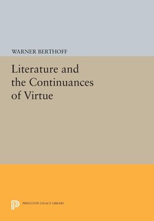 Front cover_Literature and the Continuances of Virtue