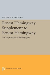 Couverture_Ernest Hemingway. Supplement to Ernest Hemingway