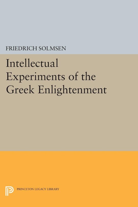 Front cover_Intellectual Experiments of the Greek Enlightenment