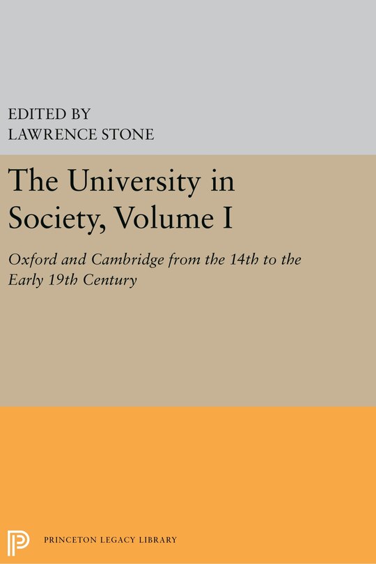 Front cover_The University In Society, Volume I