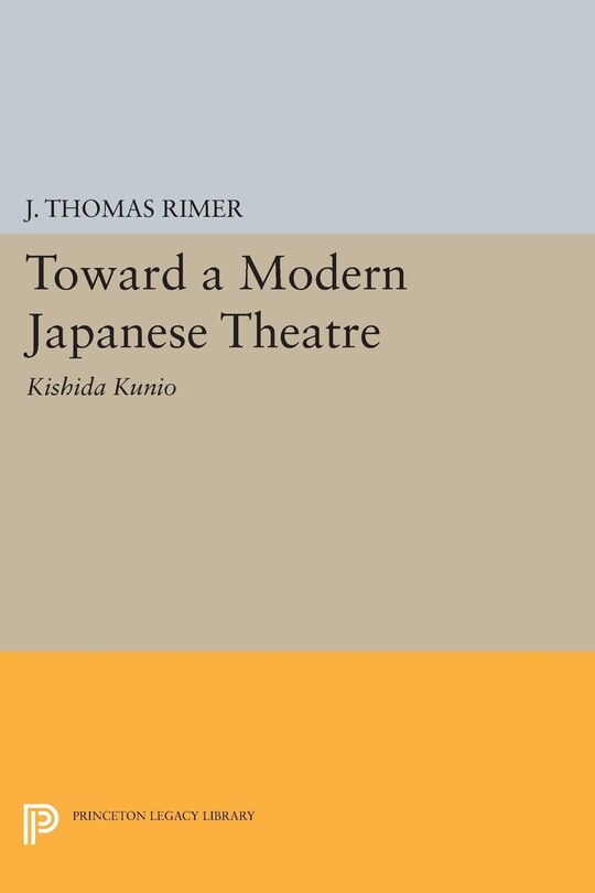 Front cover_Toward a Modern Japanese Theatre