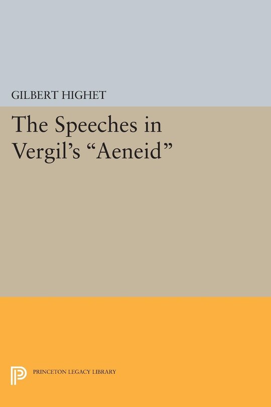 Couverture_The Speeches In Vergil's Aeneid