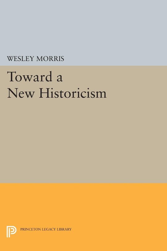 Front cover_Toward a New Historicism